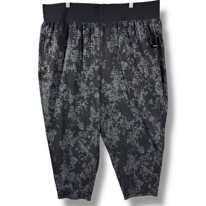 NWT Torrid Happy Camper Abstract Black Gray Print Pants 3X